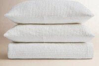 EverGrace Ribbed Matelass&eacute; Cotton Coverlet 3-Piece Set Oversized King $299