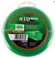 Arnold Maxi Edge Series WLM-80 Trimmer Line, 0.08 in Dia, 40 ft L, Polymer, Green New