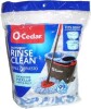 O-Cedar RinseClean Mop Head Replacement: Compatible with EasyWring Mop, Microfiber, Non-Abrasive & Reusable New - 2