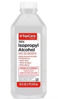 TopCare Health 70% Isopropyl Alcohol First Aid Antiseptic 16 fl oz New Best by 5/2029
