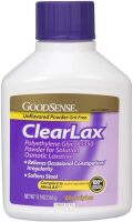 GoodSense ClearLax Polyethylene Glycol 3350 Powder for Solution, 17.9 Ounce New Best by 12/2028