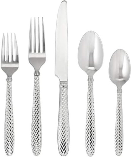 Wallace Reins 18/10 Stainless Steel Flatware Set, 20-Piece, Service for 4 New In Box $199