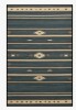 Hokku Designs Washable Slate Ivory Striped Area Rug, 5' x 7' $399