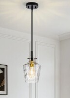 Red Barrel Studio&reg; 1-Light 7.87"W Glass Pendant, Adjustable Cord for Kitchen Island, Over Sink $299