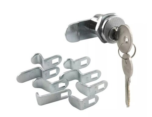 Pime-Line Mailbox Lock in Chrome New with Keys