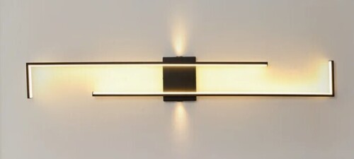 Wrought Studio&trade; Gurine 55.12" Aluminum LED Flush Mounted Sconce New In Box $299