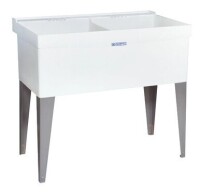 MUSTEE Utilatwin 38 Gallon 40 In. W X 24 In. L Double Laundry Tub New In Box $299