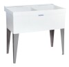MUSTEE Utilatwin 38 Gallon 40 In. W X 24 In. L Double Laundry Tub New In Box $299