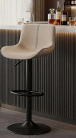 Wrought Studio&trade; Adjustable Swivel Bar Stool With Backrest &ndash; Matte Faux Leather New In Box $299