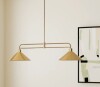 Joss & Main 2-Light Fayra Industrial Linear Pendant New In Box $299