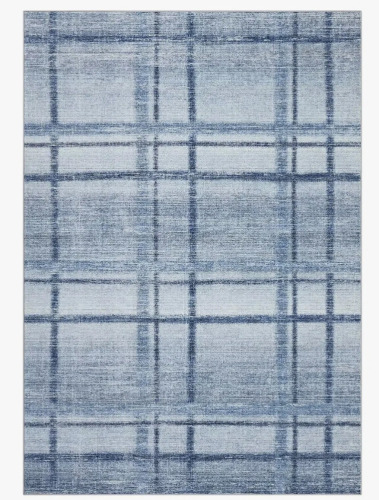 George Oliver 8'x10' Geometric Machine Washable Rug with Non Slip Backing Contemporary Low Pile Foldable Floor Cover for Living Room Bedroom Office $399