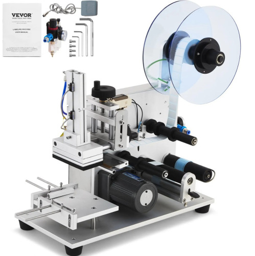 VEVOR Electric Flat Labeling Machine, 25-60pcs/min, Flat Surface Label Applicator for Cardboard Boxes/Square Bottles/Tin Cans, Labeler Suitable for Item Size Range of 4.72 x 5.9 x (0.98-3.54) inches New In Box $599