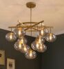 George Oliver Adelene Dimmable Bubble Glass Chandelier New in Box $699