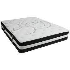 Flash Furniture 12 Inch Memory Foam And Pocket Spring Mattress Queen New In Box $799