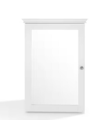 Crosley Lydia 19.25 in. W x 28 in. H x 5.25 in. D Surface Mount Medicine Cabinet in White New in Box $299