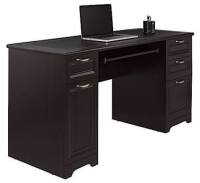Realspace&reg; Magellan 59"W Manager's Computer Desk, Espresso New in Box $299