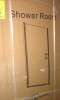 Flynama 24x72in.Pivot Showerdoor,Semi-Frameless 1/4in.(6mm)Tempered Glass Explosion Proof Film,Stainless Steel Handle,MatteBlack New in Box $399 - 2