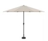 Hampton Bay 11 ft. Market Patio Umbrella in Putty Beige New in Box $299
