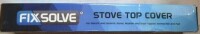 Fixsolve Stove Top Cover for Electric Stove, Glass Top Stove Cover, Washer Dryer Topper, Ironing Mat and Pad with Hooks and Stove Side Gap Guards (72x52cm, Black Mat) New In Box $79.99