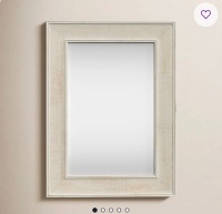 Joss & Main 30-1/2" H Rectangle Wood Framed Wall Mirror with Rattan Detail, Natural Oak, New in Box $299