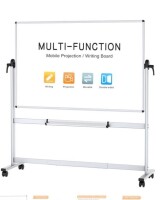 VIZ-PRO Double-Sided Mobile Projection Writing Whiteboard, 72 x 48 Inches $499