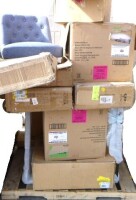 Pallet of appliances, furniture and Misc
