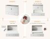 AMERLIFE Full Murphy Bed with Storage & Charging Station New in Box $699 - 2