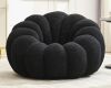 Wade Logan Cerone Upholstered Swivel Chair in Black New in Box $699
