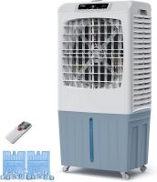 Zelngo 40" Portable Swamp Cooler, 3500 CFM Evaporative Air Cooler with 10.6 Gal Water Tank, 100&deg;Oscillation Swamp Air Conditioner with Remote, 24H Timer 3 Speeds 2 Ice Pack for Outdoor Indoor New in Box $599