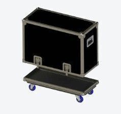 Larson Packaging Company 46" x 19" x 27" ATA Case with Floater Deck, Removable Blocking and Foam New $799