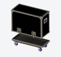Larson Packaging Company 46" x 19" x 27" ATA Case with Floater Deck, Removable Blocking and Foam New $799