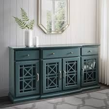 Walker Edison Landon 60-Inch Tiered Fretwork Sideboard TV Stand New in Box $1299