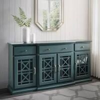 Walker Edison Landon 60-Inch Tiered Fretwork Sideboard TV Stand New in Box $1299
