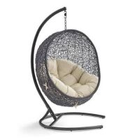 Encase Swing Outdoor Patio Lounge Chair in Black New in Box $699