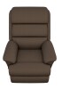 La-Z-Boy Astor Manual Leather Match Rocking Recliner in Dark Brown New in Box $2199
