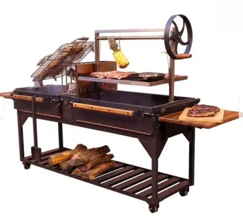 Backyard Discovery Argentine Santa Maria XL Wood Fire & Charcoal Grill New In Box $2999