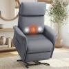 Rebrilliant Power Lift Recliner,Electric Recliner Chair for Elderly ,Linen Upholstered Recliner Chair with Side Pockets in Light Gray New in Box $899