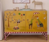 Hokku Designs Cute Painted Sideboard New in Box $3699