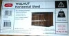 Keter Keter Horizontal 6.2 ft. x 3.6 ft. Outdoor Storage Shed, Walnut New in Box $799 - 2