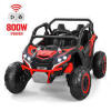 Wisairt 24V Ride on Toys 4WD Ride on Cars with Remote Control, 2 Seater Electric Car for Kids, Power Car Wheels, UTV w/ 4 Motors, Music, Lights, 3 Speeds, Red New Open Box $399