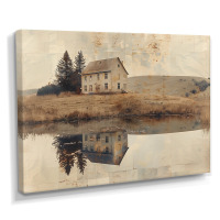Gracie Oaks Brown American Farm Landscape III - Farm Wall Art Print, 34" H x 44" W x 1.5" D $299