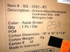 INTERNATIONAL CARAVAN INC Arizona Abaca Rectangular Cushioned Stool with Mahogany Legs New In Box $199 - 2