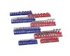 VEVOR Magnetic Socket Organizer Set, 8-Pieces Socket Holder, 1/4 in., 3/8 in. and 1/2 in. Metric SAE Socket Trays New $89
