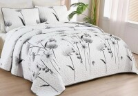 WONGS BEDDING King Size 3 Pieces Floral Quilt Set Lightweight Farmhouse Style Coverlet Set For All Season $299