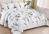 WONGS BEDDING King Size 3 Pieces Floral Quilt Set Lightweight Farmhouse Style Coverlet Set For All Season $299