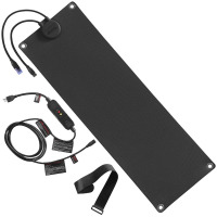 VEVOR Snow Melting Mat, 10'' x 30'' Non-Slip Heated Outdoor Mats, Rubber Snow and Ice Heated Pad with Power Cord, for Winter Outdoor Stairs, Sidewalks, Doorways, Walkways, 2 in/h Snow Melting Speed New In Box $199