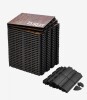 VEVOR Dance Floor Tiles, 12.4 x 12.4 in 25 Piece Interlocking Dance Flooring, Portable Dance Practice Floor with Cushioned Base (Oak Wood Grain, 25 sq. ft/Box ) $299