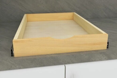 Loon Peak&reg; Daiona Solid Wood Pull-Out Drawer Box &ndash; 15" Wide x 21" Deep Cabinet Organizer in Multiple Widths Out Tray with Brackets New In Box $199