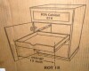 Loon Peak&reg; Daiona Solid Wood Pull-Out Drawer Box &ndash; 15" Wide x 21" Deep Cabinet Organizer in Multiple Widths Out Tray with Brackets New In Box $199 - 2