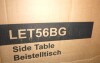 VASAGLE Side Table, 2-Tier Round End Table with 2 Storage Shelves Nightstand with Steel Frame for Small Spaces, Living Room, Bedroom, Heather Greige and Matte Black New In Box $199 - 2
